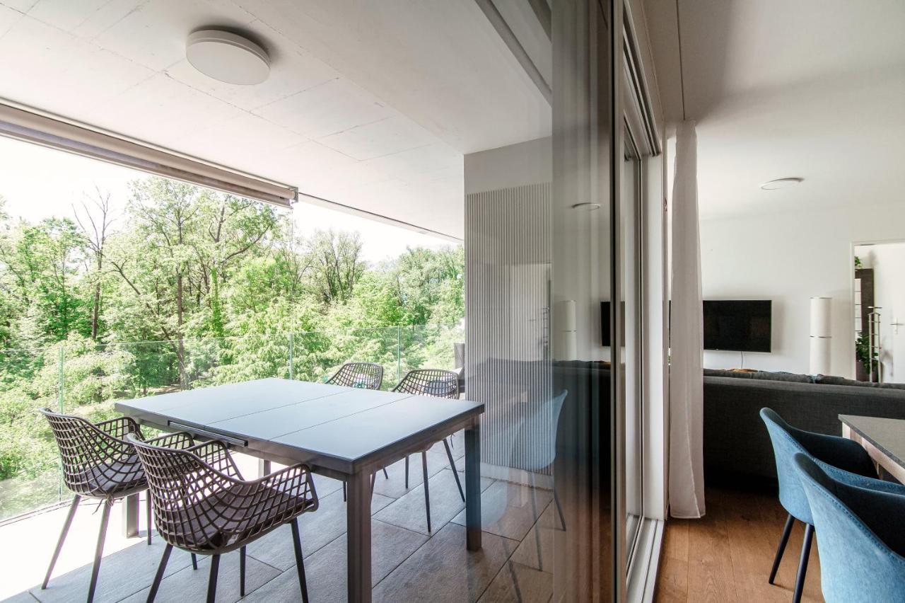 Linda Terrace By Quokka 360 - Modern One-Bedroom Flat With Sun Terrace 로카르노 외부 사진